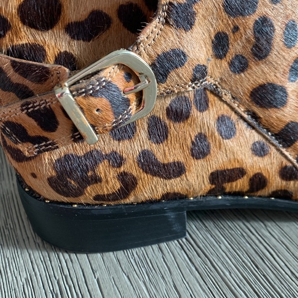 Steven by Steve Madden Leopard/Cheetah Print Ankle Booties, Size 9.5, Like New. - Picture 8 of 9